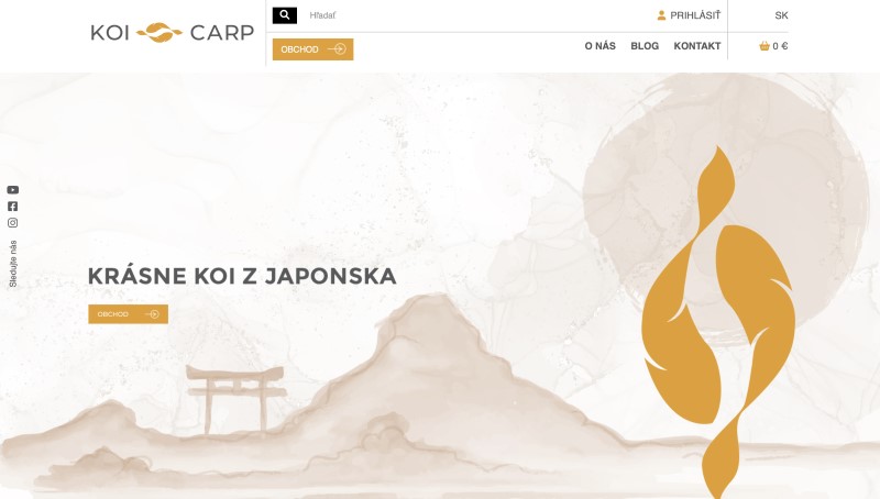 KRÁSNE KOI Z JAPONSKA